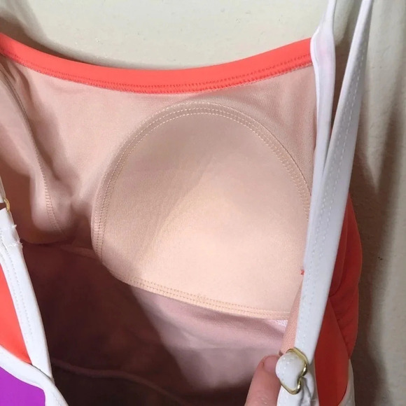 Kona Sol Colorblock One Piece Swimsuit Size M - Picture 4 of 6